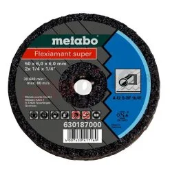 Petit Disque à Tronçonner 50 Mm/6 Mm A 24 épaisseur, 6 Mm Metabo Flexiamant Super