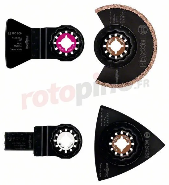 Set De Carrelage De 4 Pièces Pour Outils Multi-fonctions Bosch – Image 2