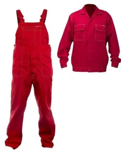 Short De Travail Et Sweat-shirt- Ensemble, Rouge, S Lahti Pro LPQE64S