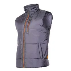 Veste Isolée Sans Manche Gris/orange M Lahti Pro L4130902